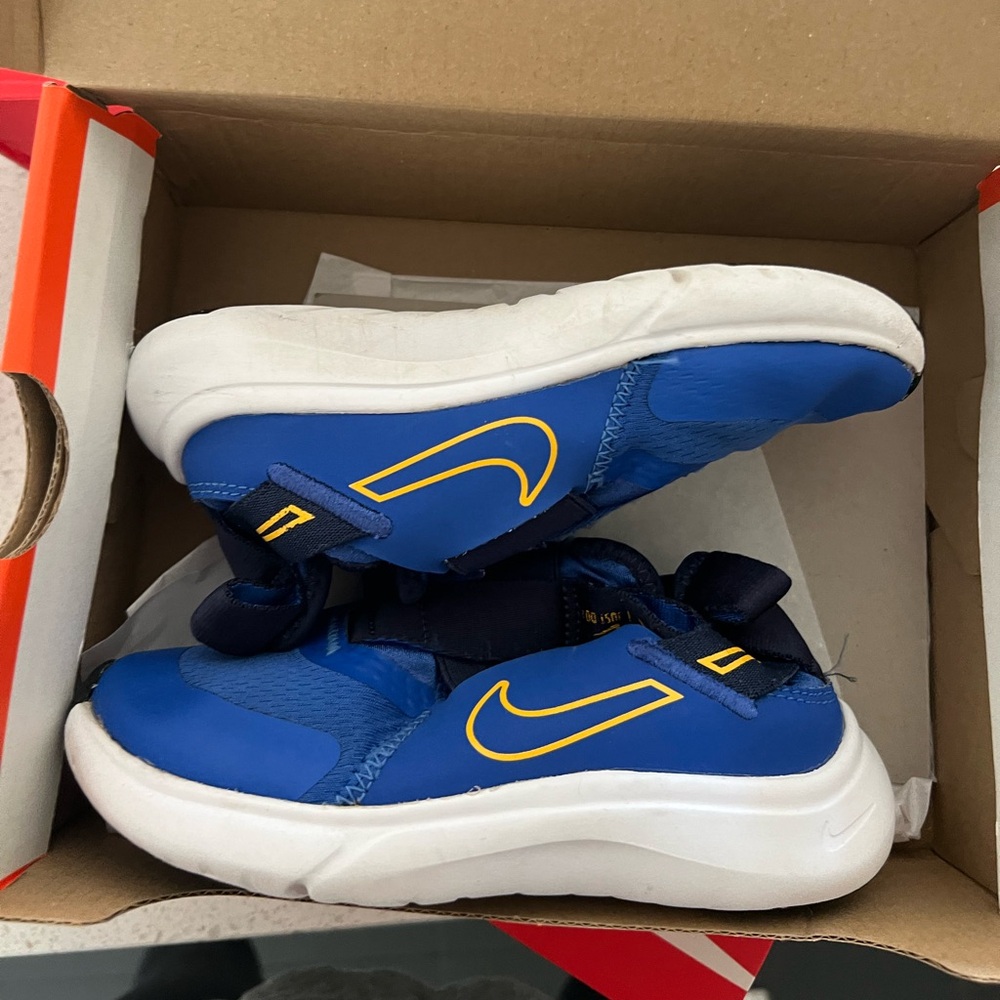 Gently used Nike Flex Plus Blue/Yellow (Game Royal/Yellow Ochre)